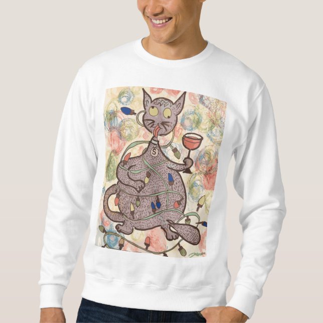 Sweatshirt Joyeux Catmas (Devant)