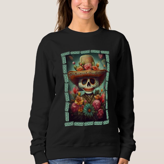 Sweatshirt Joyeux Cinco De Mayo Mexique Mexicain Fierté De Fê (Devant)