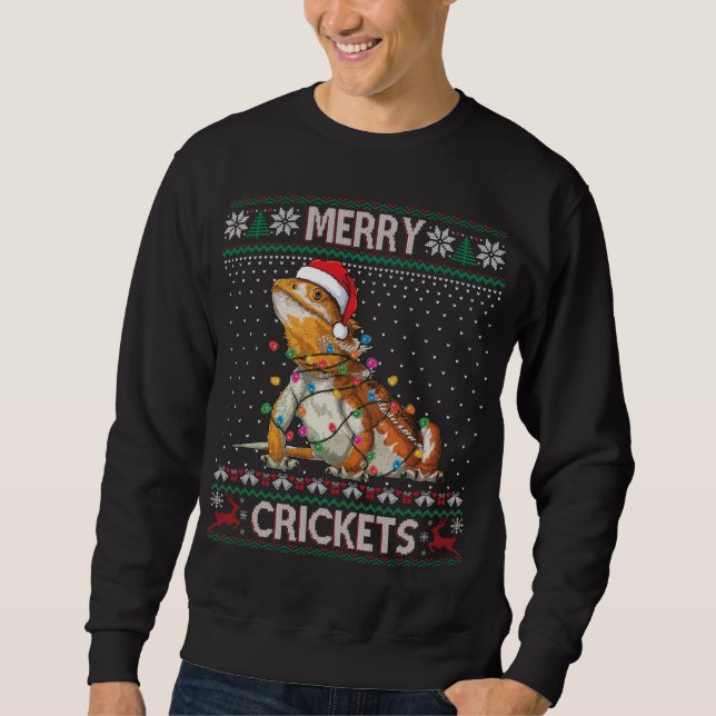 Sweatshirt Joyeux crickets Lourds Dragon Laid Chrétien (Devant)