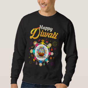 Sweatshirt Joyeux Diwali pour les enfants Deepavali Wives Fes