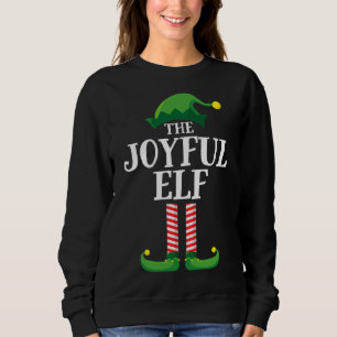 Sweatshirt Joyeux Elf Matching Famille Groupe Noël