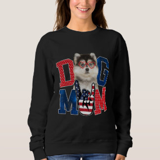 Sweatshirt Joyeux Fête des Mères Chien Maman Chien Mère Usa A