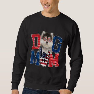 Sweatshirt Joyeux Fête des Mères Chien Maman Chien Mère Usa A