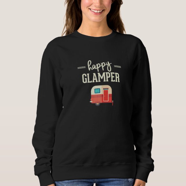 Sweatshirt Joyeux Glamper Camping (Devant)