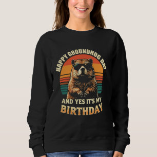 Sweatshirt Joyeux Groundhog Day Anniversaire Cool Groundhog a