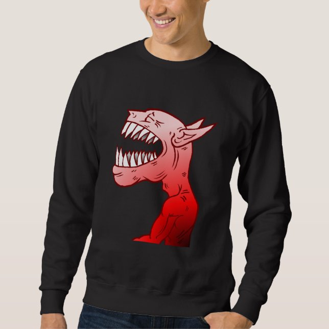 Sweatshirt Joyeux Halloween Ghoul (Devant)