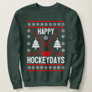 Sweatshirt Joyeux Hockeydays Funny Christmas Ice Hockey Joueu