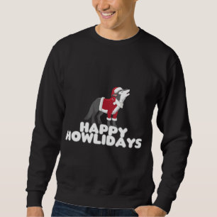 Sweatshirt Joyeux Howlidays - mignon chien loup de Noël