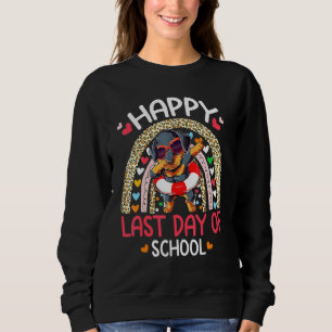 Sweatshirt Joyeux Jour De L'École Été Rottweiler Dabbing