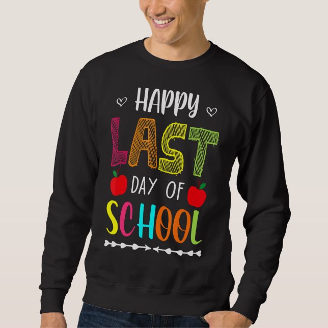 Sweatshirt Joyeux Jour De Pause Été À L'École Enseignant Frid (Devant)