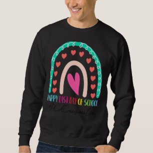Sweatshirt Joyeux Jour Dernier École Arc-en-ciel