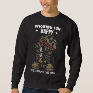 Sweatshirt Joyeux Jour des Anciens Combattants Papa Patriotiq
