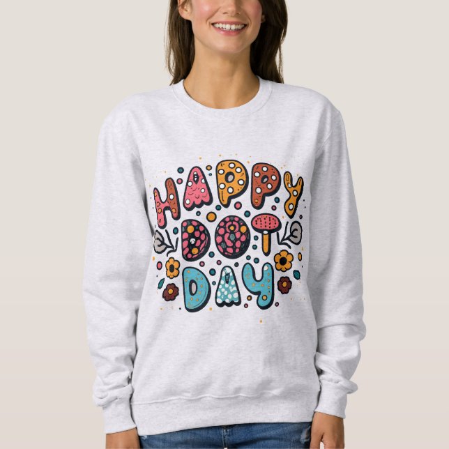 Sweatshirt Joyeux Jour du point (Devant)