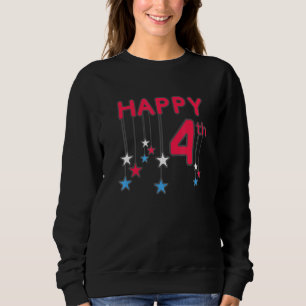 Sweatshirt Joyeux Juillet 4 Quatrième De Juillet Stars Usa Am