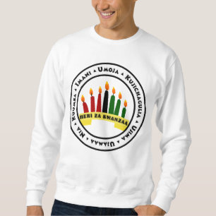 Sweatshirt Joyeux Kwanzaa avec 7 principes