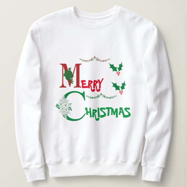 Sweatshirt Joyeux Noël (Design devant)