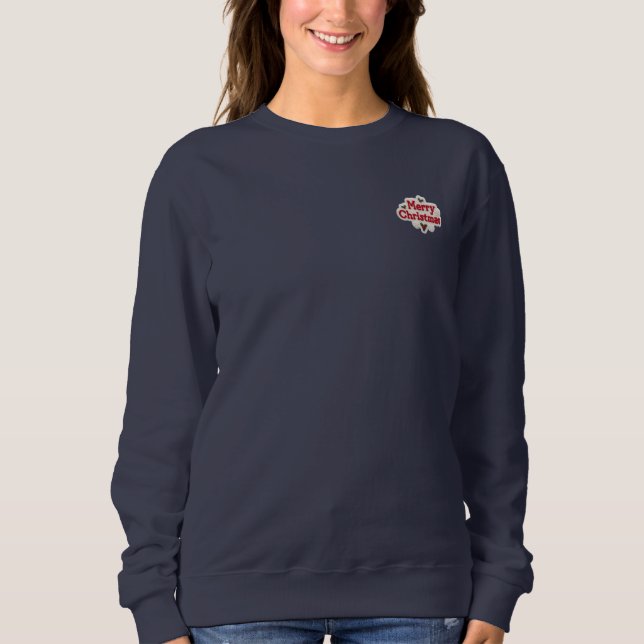 Sweatshirt joyeux noël (Devant)