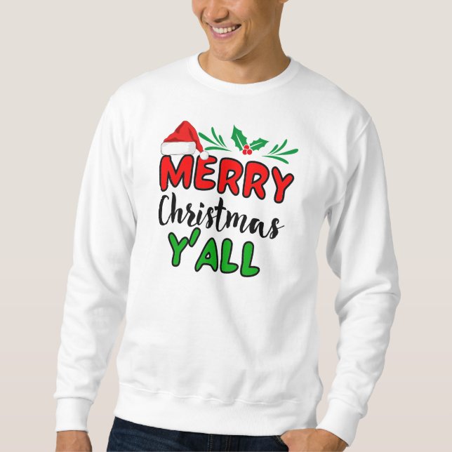 Sweatshirt Joyeux Noël à tous (Devant)