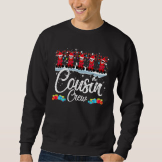 Sweatshirt Joyeux Noël à vous tous Buffalo Rouge Carreaux Ren