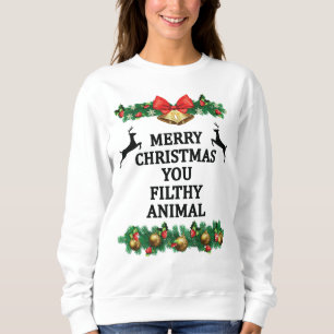 Sweatshirt Joyeux noël, animal sale