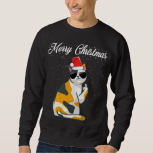 Sweatshirt Joyeux Noël Chat Doigt Moyen Rude Xmas Vilain C