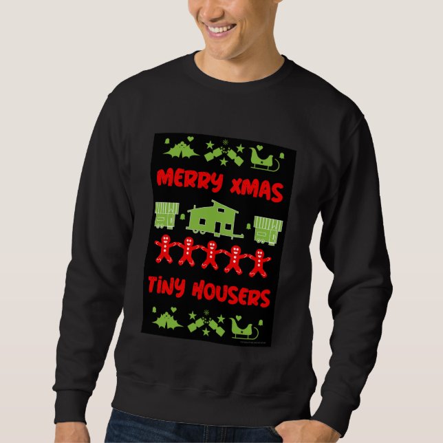 Sweatshirt Joyeux Noël de la petite maison (Devant)