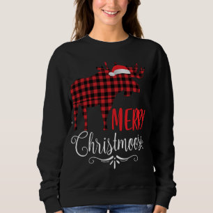 Sweatshirt Joyeux Noël Famille Pyjamas Moose