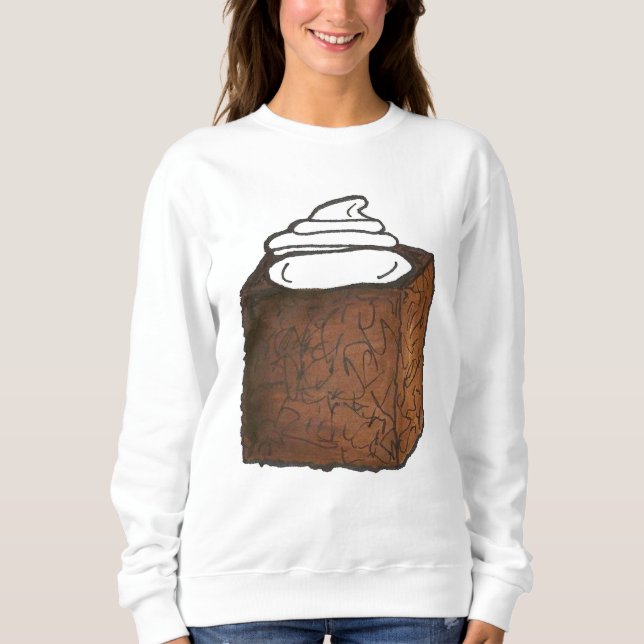 Sweatshirt Joyeux Noël Gingerbread Gâteau Gâteau Gâteau Gâtea (Devant)