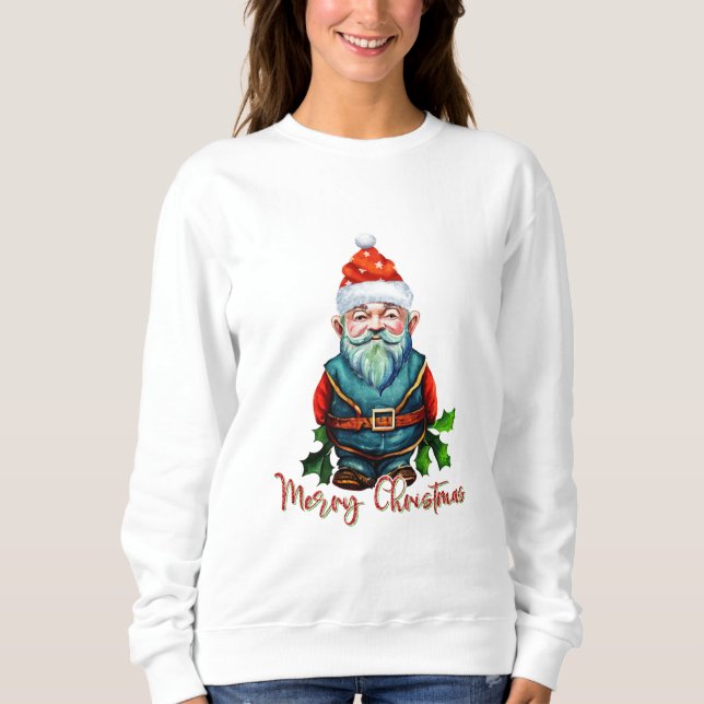 Sweatshirt Joyeux Noël Gnome (Devant)