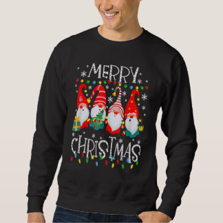 Sweatshirt Joyeux Noël Gnome Famille Noël Enfants