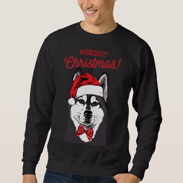 Sweatshirt Joyeux Noël Husky Style 3 (Devant)