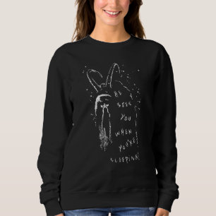 Sweatshirt Joyeux Noël Krampus Il vous voit quand vous êtes S