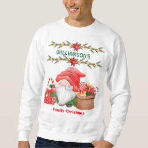 Sweatshirt Joyeux Noël Le Père Noël dit personnalisé