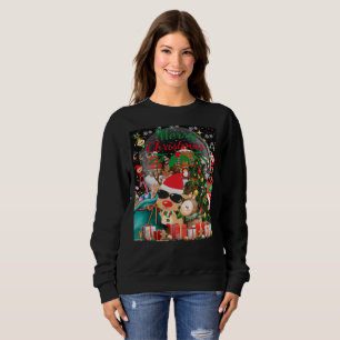 Sweatshirt Joyeux Noël magique : Festive vacances délices