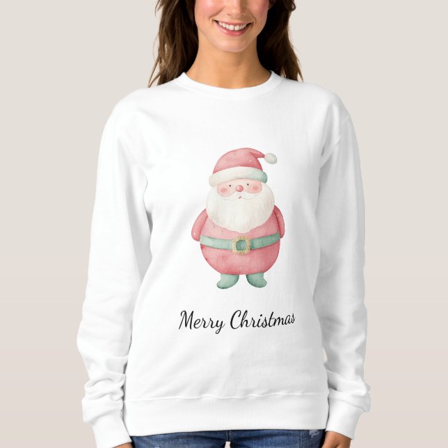 Sweatshirt Joyeux Noël Père Noël (Devant)