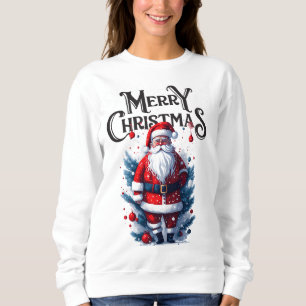 Sweatshirt Joyeux Noël Père Noël Pyjama