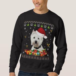 Sweatshirt Joyeux Noël West Highland White Terriers Chien S