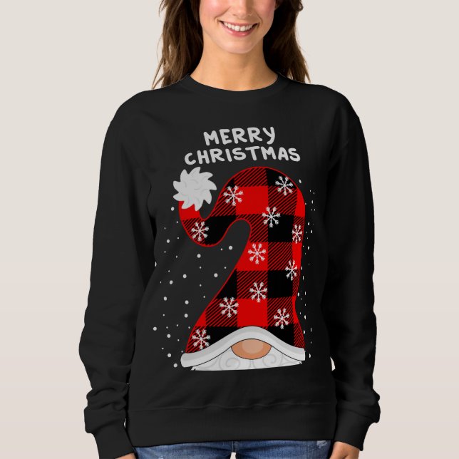 Sweatshirt Joyeux Noël Yall Blue Gnomes Noël (Devant)
