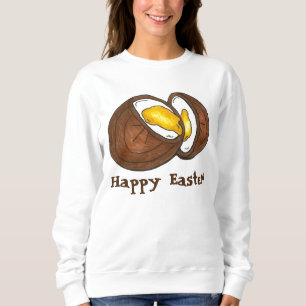 Sweatshirt Joyeux OEuf à la crème de chocolat de Pâques