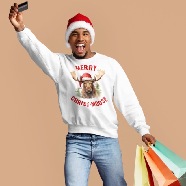 Sweatshirt Joyeux orignal de Noël (Créateur téléchargé)