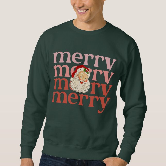 Sweatshirt Joyeux père Noël (Devant)