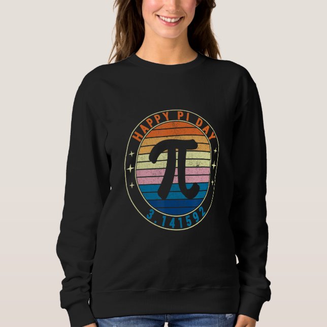Sweatshirt Joyeux Pi Day Mathématique Enseignant Mathématique (Devant)