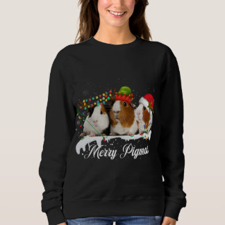 Sweatshirt Joyeux Pigmas 2022 Funny Noël Arbre Lumière