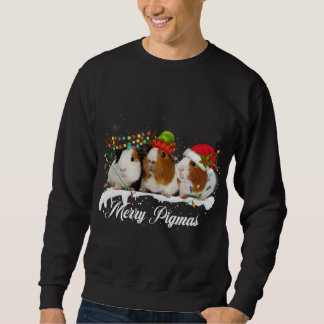 Sweatshirt Joyeux Pigmas 2022 Funny Noël Arbre Lumière