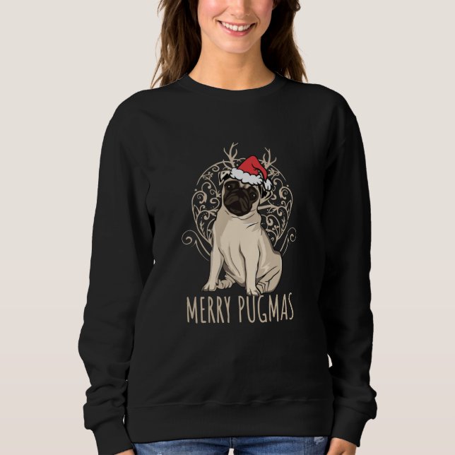Sweatshirt Joyeux Pugmas (Devant)