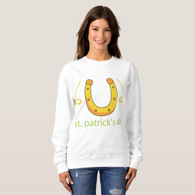 Sweatshirt Joyeux saint patrick ! (Devant entier)