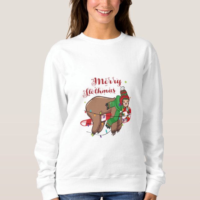 Sweatshirt Joyeux Slothmas (Devant)