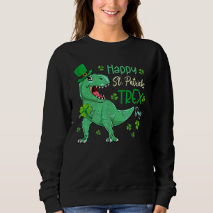 Sweatshirt Joyeux St Pat T Rex Saint Patrick's Day Dinosaur B