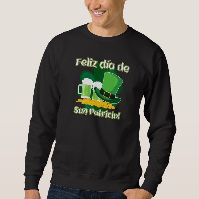 Sweatshirt Joyeux St Patrick S Day 17 Mars Cinco De Mayo (Devant)