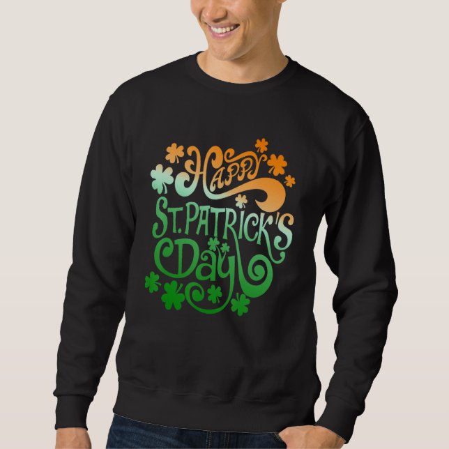 Sweatshirt Joyeux St Patrick S Day Lucky Irish Shamrock C Men (Devant)